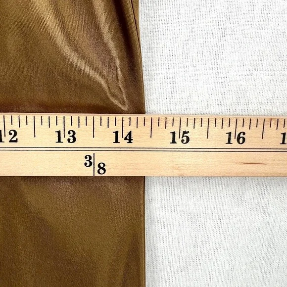 ENZA COSTA Dress Womens Medium Fatigue Satin Bias Slip Maxi Spaghetti Strap NWOT - Picture 13 of 15